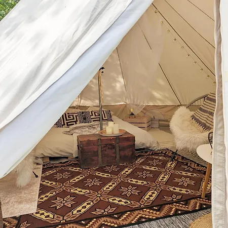 Luxussátor Glamping Grindhuset Helgeroa