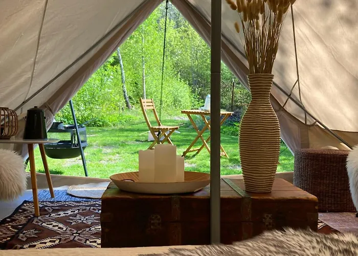 Luksusowy namiot Glamping Grindhuset